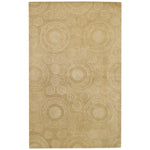Spinning Wheels Straw Hand Tufted Rug Rectangle image