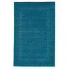 Simply Gabbeh Turquoise Hand Loomed Area Rug Rectangle image