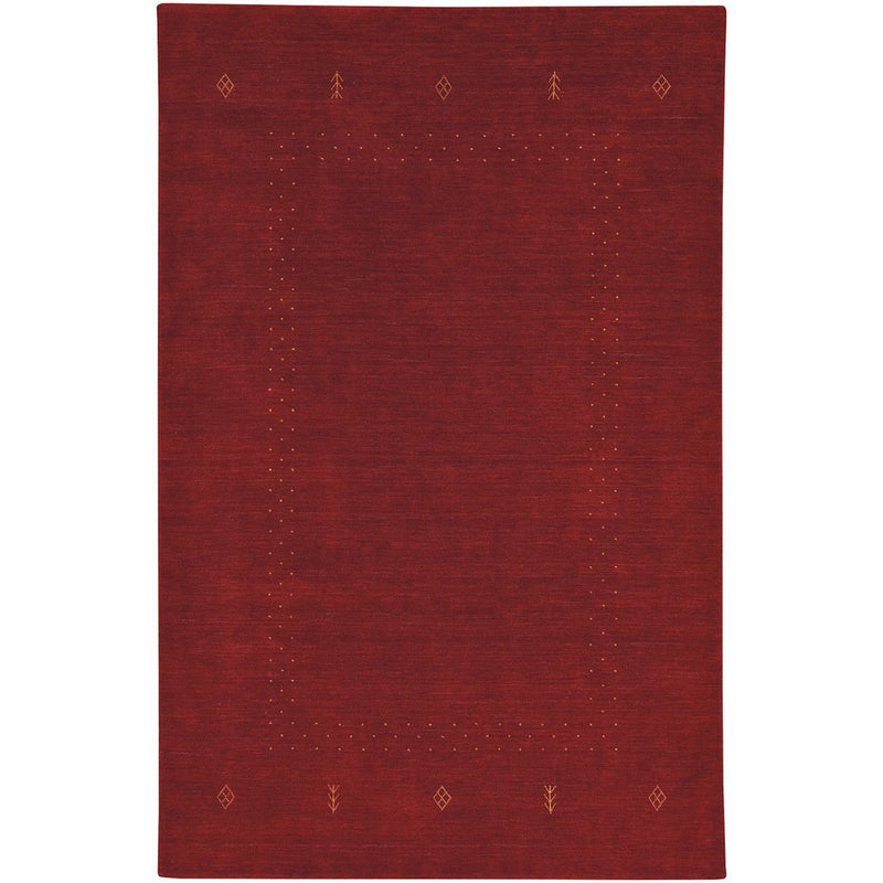 Simply Gabbeh Red Clay Hand Loomed Area Rug Rectangle image
