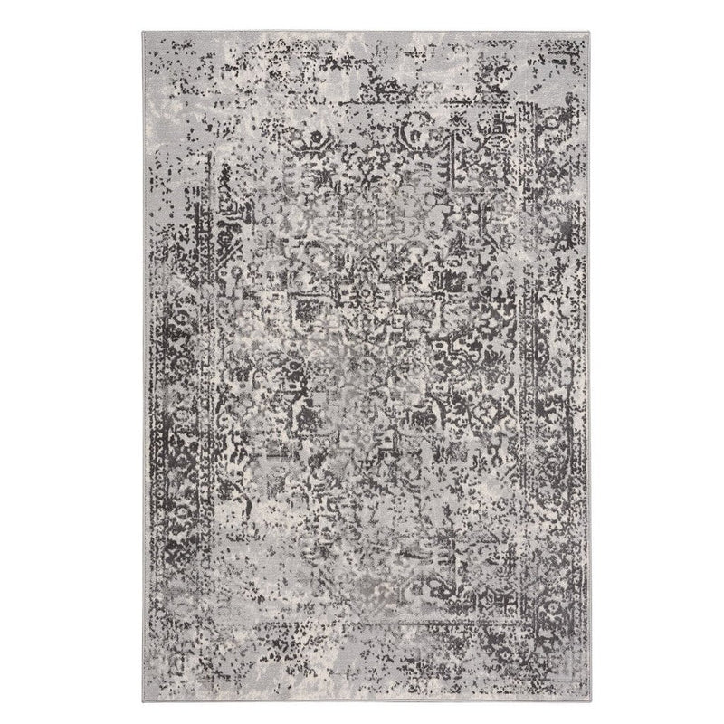 Milagros Charcoal Machine Woven Rug Rectangle image
