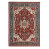 Alden-Medallion Classic Red Machine Woven Rug Rectangle image